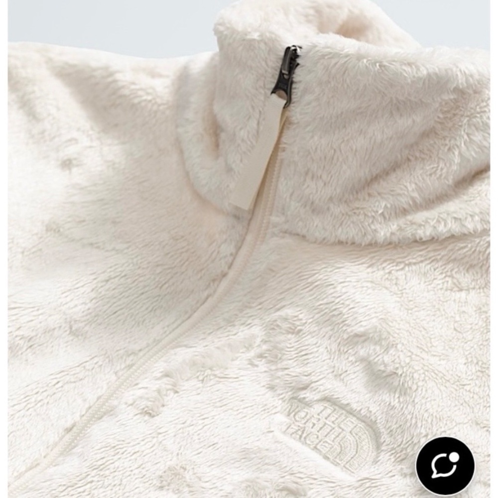 The North Face Women’s Osito Silken Raschel Fleece Jacket White Dune Size M - Picture 5 of 9